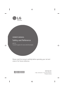 Manual de uso LG 32LH590U Televisor de LED