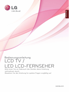 Bedienungsanleitung LG 32LE5300 LED fernseher