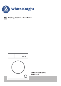 Manual White Knight WM127V Washing Machine