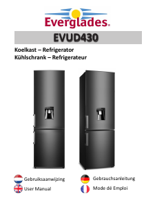 Mode d’emploi Everglades EVUD430 Réfrigérateur combiné