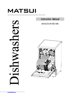 Handleiding Matsui MS452WN Vaatwasser