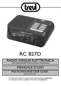 Bedienungsanleitung Trevi RC 827 D Uhrenradio