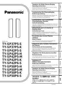 Bedienungsanleitung Panasonic TY-SP37P5K Lautsprecher