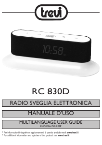 Bedienungsanleitung Trevi RC 830 D Uhrenradio