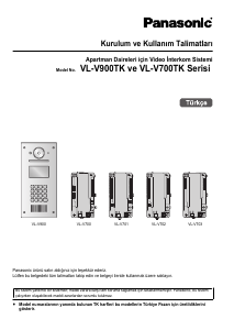 Kullanım kılavuzu Panasonic VL-V703TK İnterkom sistemi