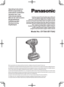 Bedienungsanleitung Panasonic EY75A1 Schlagschrauber