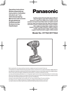 Bedienungsanleitung Panasonic EY75A2 Schlagschrauber