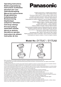 Manual Panasonic EY75A8 Cheie de impact