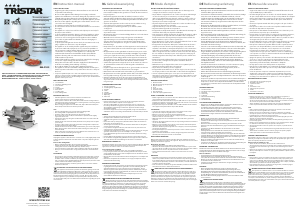 Handleiding Tristar EM-2103 Snijmachine