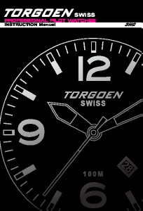 Bedienungsanleitung Torgoen T10BL44RBL Armbanduhr