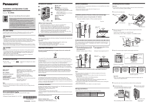 Handleiding Panasonic VL-V522LBX Intercomsysteem