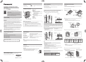 Handleiding Panasonic VL-V566BX Intercomsysteem