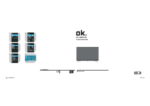 Manuale OK ODL 32676H-TIB LED televisore
