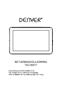 Handleiding Denver TAC-90011 Tablet
