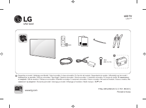 Handleiding LG 32LJ510B LED televisie