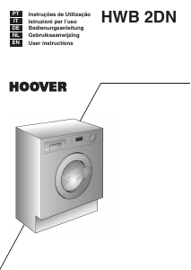 Manual Hoover HWB 6142DN1-S Máquina de lavar roupa
