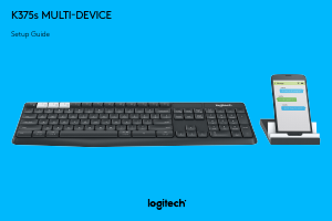 Manual Logitech K375s Tastatură