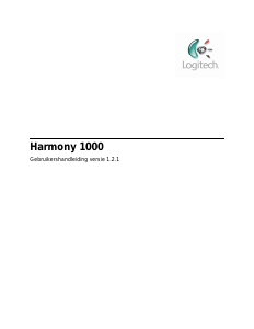 Handleiding Logitech Harmony 1000 Afstandsbediening
