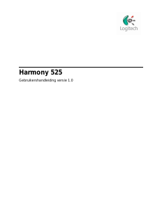 Handleiding Logitech Harmony 525 Afstandsbediening