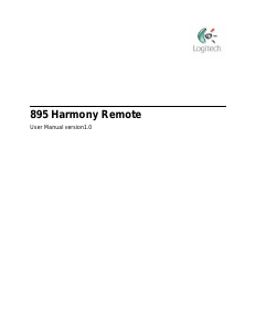Handleiding Logitech Harmony 895 Afstandsbediening