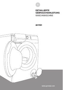 Bedienungsanleitung Gorenje W12E743P Waschmaschine