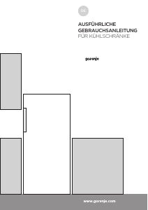 Bedienungsanleitung Gorenje R6193LX Kühlschrank