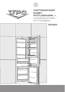 Käyttöohje UPO RFI5401 Jääkaappipakastin