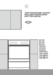 Käyttöohje UPO CC8135 Liesi