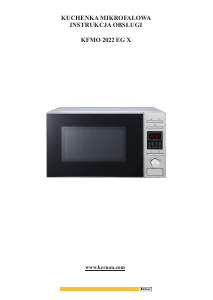 Instrukcja Kernau KFMO 2022 EG X Kuchenka mikrofalowa