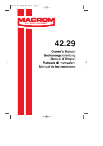 Manuale Macrom 42.29 Amplificatore auto