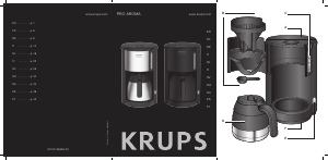 Bedienungsanleitung Krups KM303810 Pro Aroma Kaffeemaschine