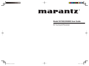 Handleiding Marantz SR7002 Receiver