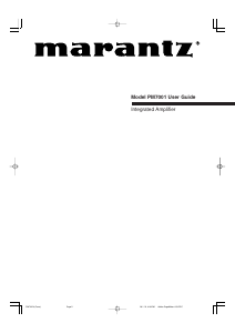 Bruksanvisning Marantz PM7001 Förstärkare