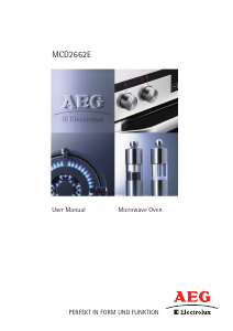 Bruksanvisning AEG-Electrolux MCC2662EM Mikrovågsugn