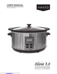 Handleiding Havsö Olivia 3.0 Slowcooker