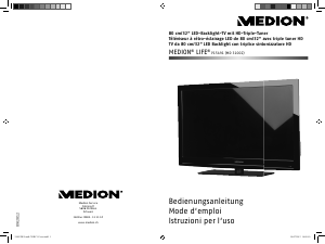 Bedienungsanleitung Medion LIFE P15491 (MD 31002) LED fernseher