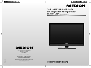 Bedienungsanleitung Medion LIFE P14081 (MD 21162) LED fernseher
