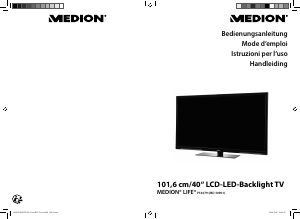 Bedienungsanleitung Medion LIFE P16079 (MD 30901) LED fernseher
