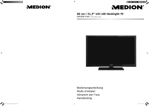 Handleiding Medion LIFE P12176 (MD 30724) LED televisie