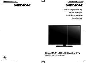 Mode d’emploi Medion LIFE P12237 (MD 30896) Téléviseur LED