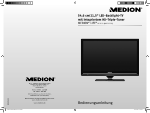 Bedienungsanleitung Medion LIFE P12133 (MD 21229) LED fernseher