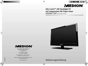 Bedienungsanleitung Medion LIFE P15114 (MD 21202) LED fernseher