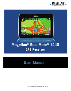 Handleiding Magellan RoadMate 1440 Navigatiesysteem
