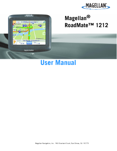 Handleiding Magellan RoadMate 1212 Navigatiesysteem