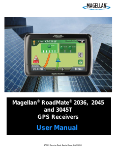 Handleiding Magellan RoadMate 2036 Navigatiesysteem
