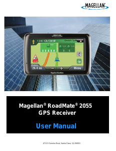 Manual Magellan RoadMate 2055 Car Navigation