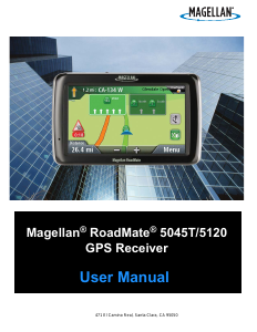 Handleiding Magellan RoadMate 5045T Navigatiesysteem