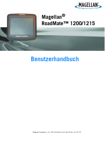 Bedienungsanleitung Magellan RoadMate 1215 Navigation