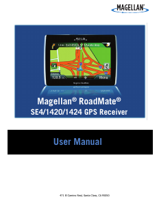 Handleiding Magellan RoadMate SE4 Navigatiesysteem