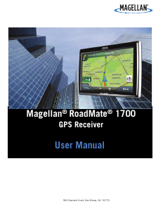 Handleiding Magellan RoadMate 1700 Navigatiesysteem
